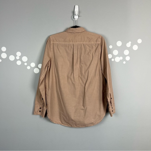 J Crew Beaded Cotton Popover Shirt Size 6 - Picture 7 of 9